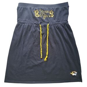 Mizzou Tigers Strapless Tube Top Mini Skirt Womens L NCAA Carl Banks